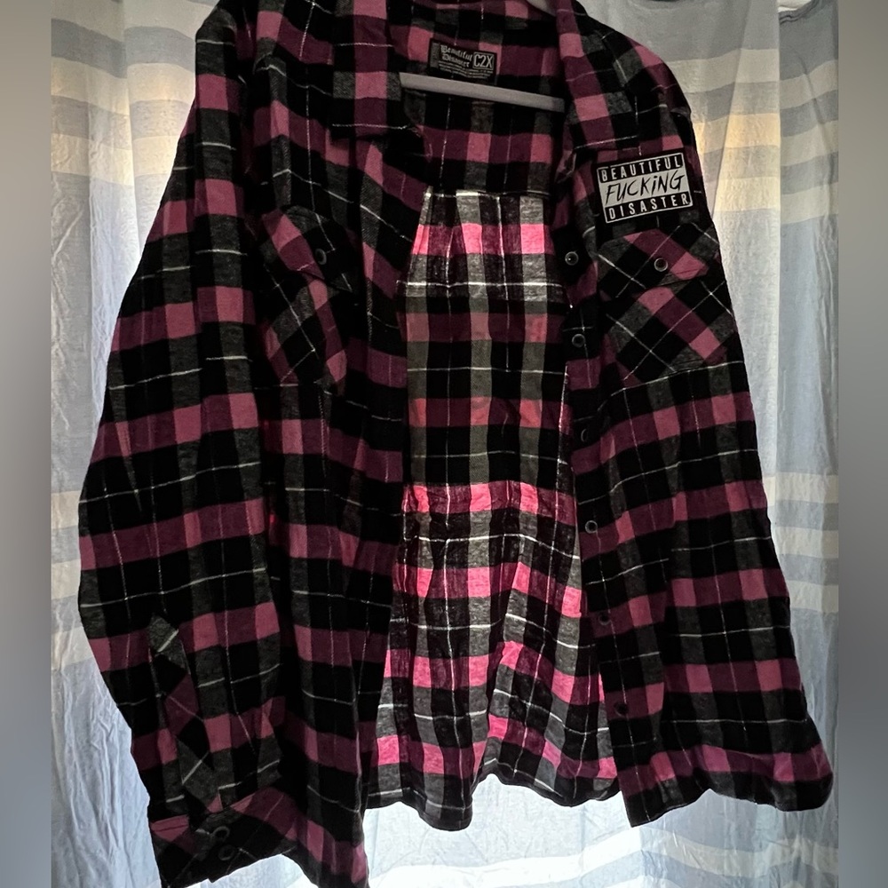 Beautiful Disaster Fuc*ing Disaster Flannel